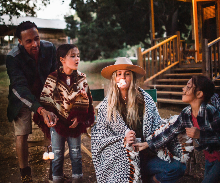 S'mores at El Capitan Canyon